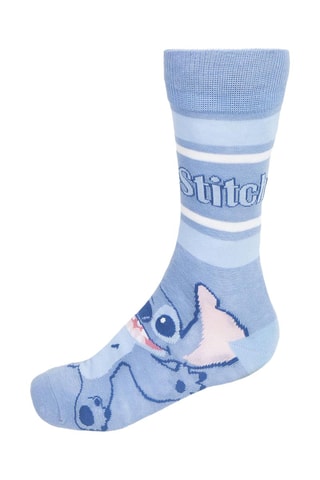 3 paires de chaussettes Stitch Lilo et Stitch Disney - Bleu - Bleu
