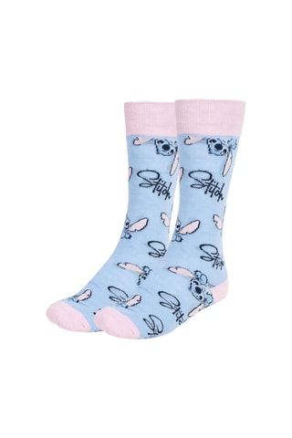 3 paires de chaussettes Stitch Lilo et Stitch Disney - Bleu - Bleu