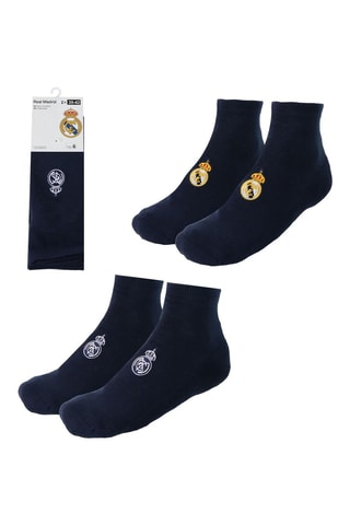 2 paires de chaussettes Real Madrid - Bleu marine