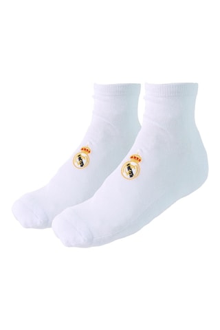2 paires de chaussettes Real Madrid - Blanc