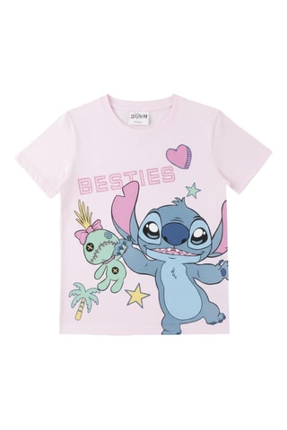 T-shirt Stitch Lilo et Stitch Disney - Bleu et rose