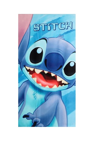 Serviette de plage Stitch Lilo et Stitch Disney - 70 x 140 cm - Bleu