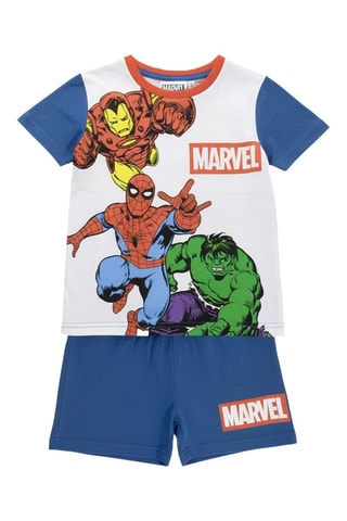 Pyjama Marvel Avengers - Blanc et bleu