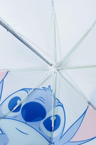 Parapluie 3D manuel Stitch Lilo & Stitch Disney - Bleu clair
