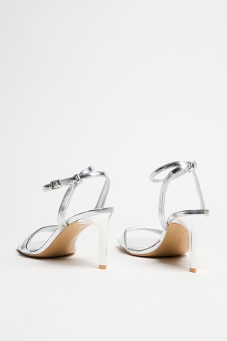 Sandales à talons - Argenté