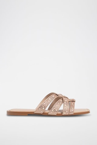 Mules en cuir - Beige