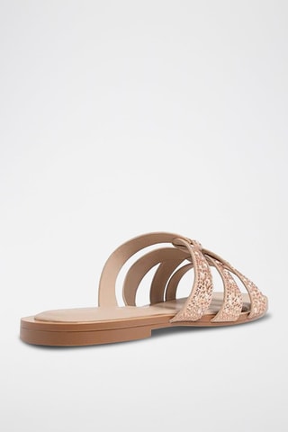 Mules en cuir - Beige
