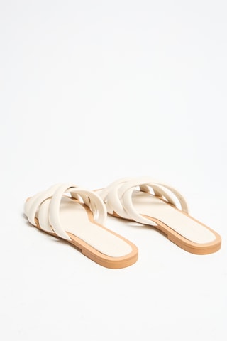 Mules plateformes - Ecru