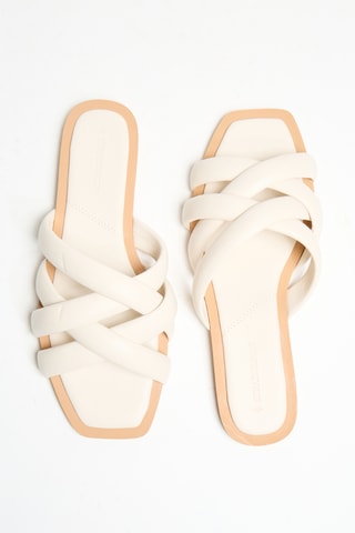 Mules plateformes - Ecru