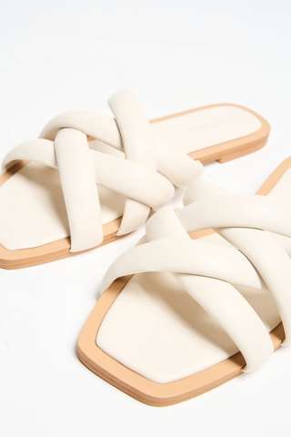 Mules plateformes - Ecru
