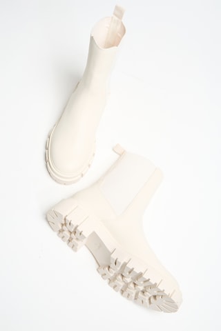 Bottines Chelsea - Ecru