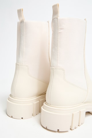 Bottines Chelsea - Ecru