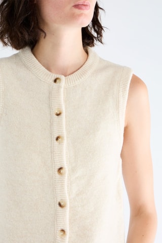 Gilet sans manches - Ecru