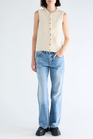 Gilet sans manches - Ecru