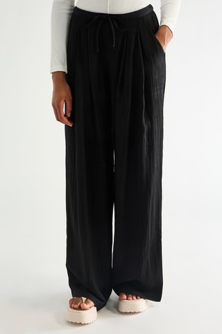 Pantalon wide legs - Noir
