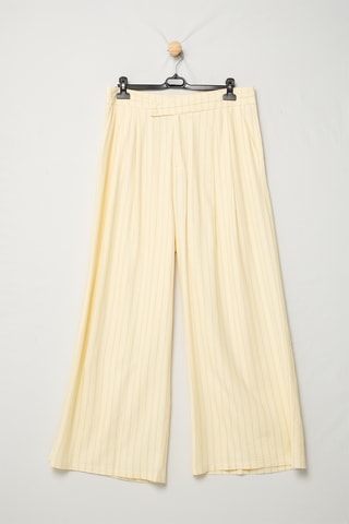 Pantalon wide legs - Jaune