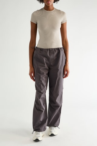 Pantalon straight - Gris foncé