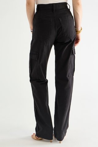 Pantalon taille haute - Noir