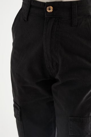 Pantalon taille haute - Noir
