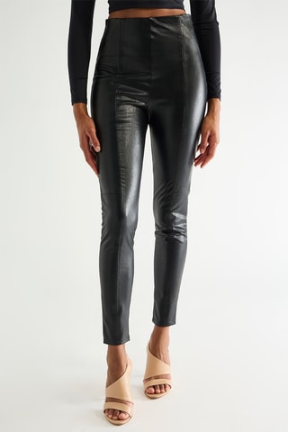 Pantalon taille haute - Noir