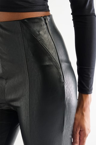 Pantalon taille haute - Noir