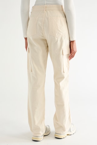 Pantalon straight - Ecru
