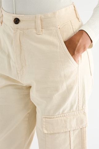 Pantalon straight - Ecru