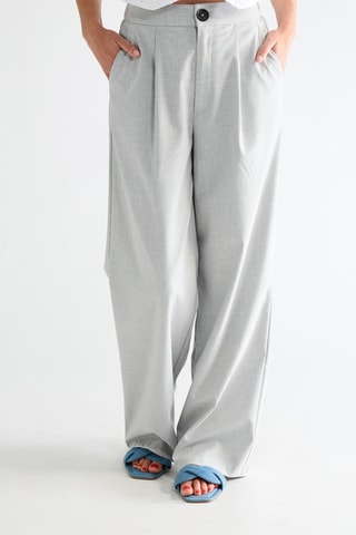Pantalon straight - Gris