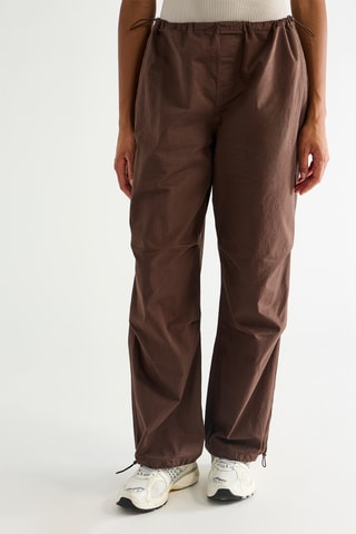 Pantalon straight - Marron