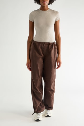 Pantalon straight - Marron