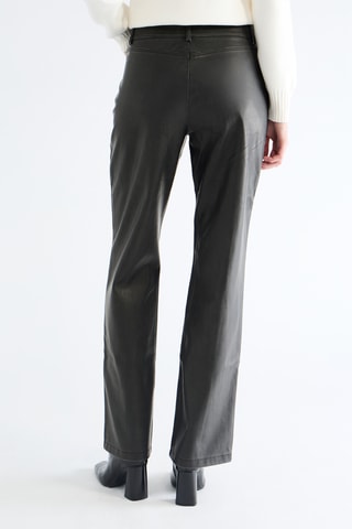 Pantalon straight taille haute - Noir