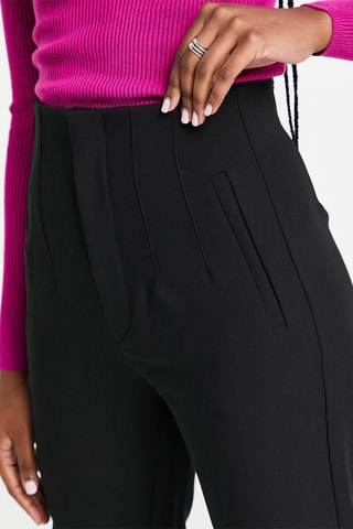 Pantalon taille haute - Noir