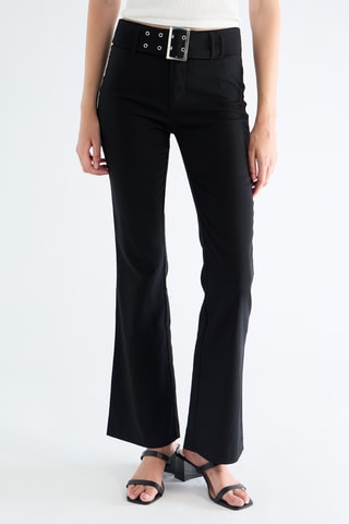 Pantalon straight - Noir