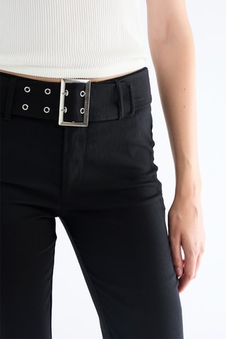 Pantalon straight - Noir