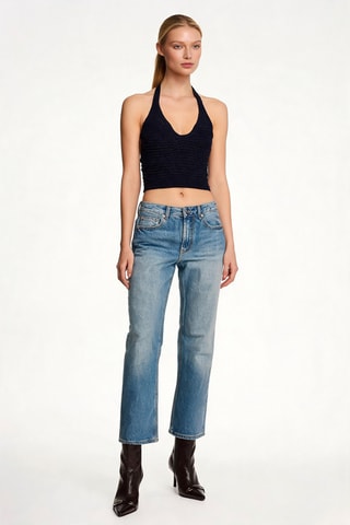 Jean straight - Bleu-gris