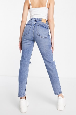 Jean taille haute - Bleu marine