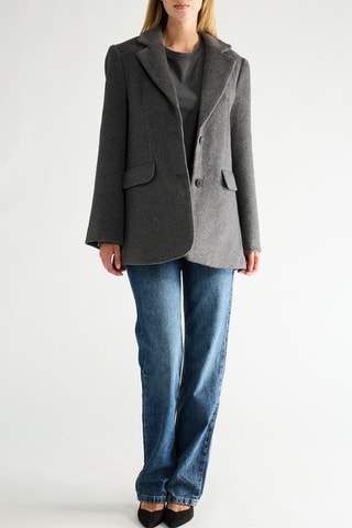 Veste en laine - Gris foncé