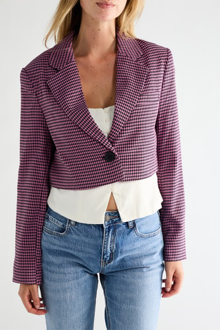 Veste - Noir et rose