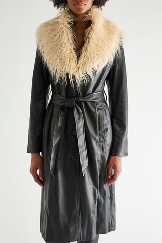 Veste longue - Noir