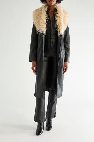 Veste longue - Noir