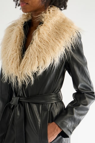 Veste longue - Noir