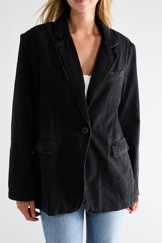 Veste en jean - Noir