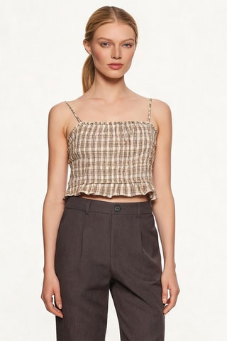 Crop top - Beige clair