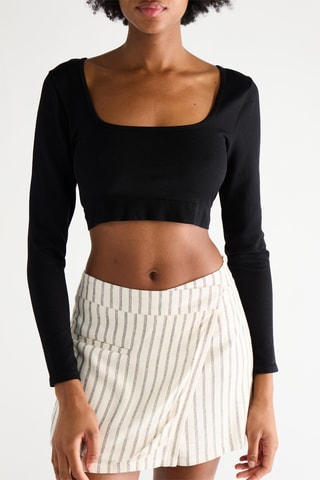 Crop top - Noir