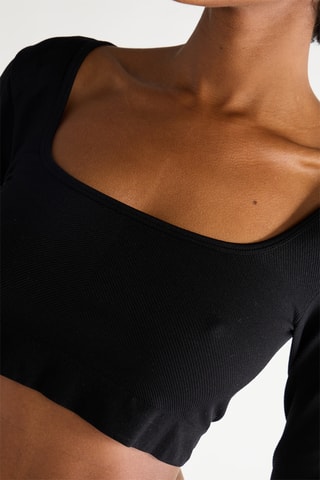 Crop top - Noir