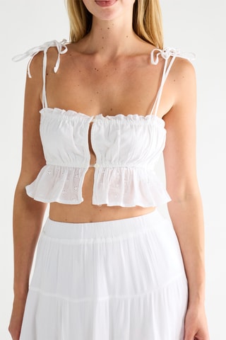 Crop top - Blanc