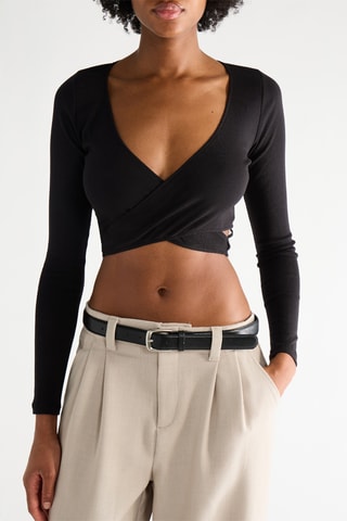 Crop top - Noir