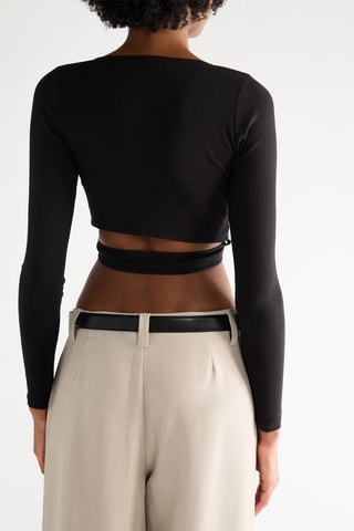 Crop top - Noir