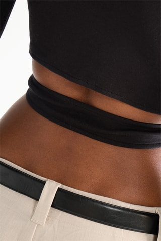 Crop top - Noir