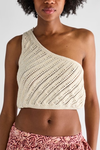Top asymétrique - Beige